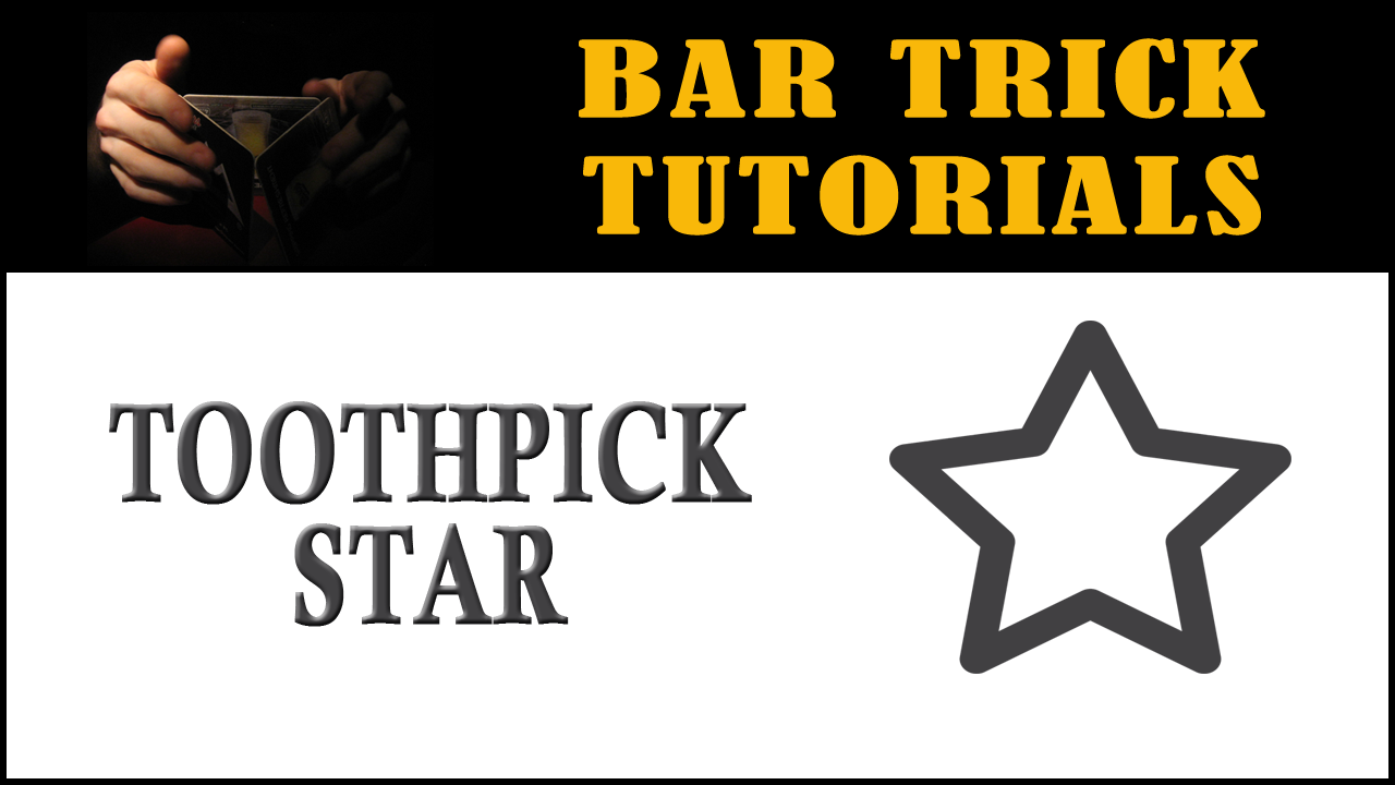 Bar Tricks Toothpick Star