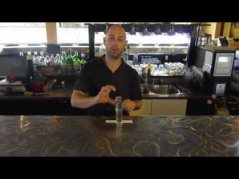 Bar Tricks Tutorial: 3 Shot Water Drop 