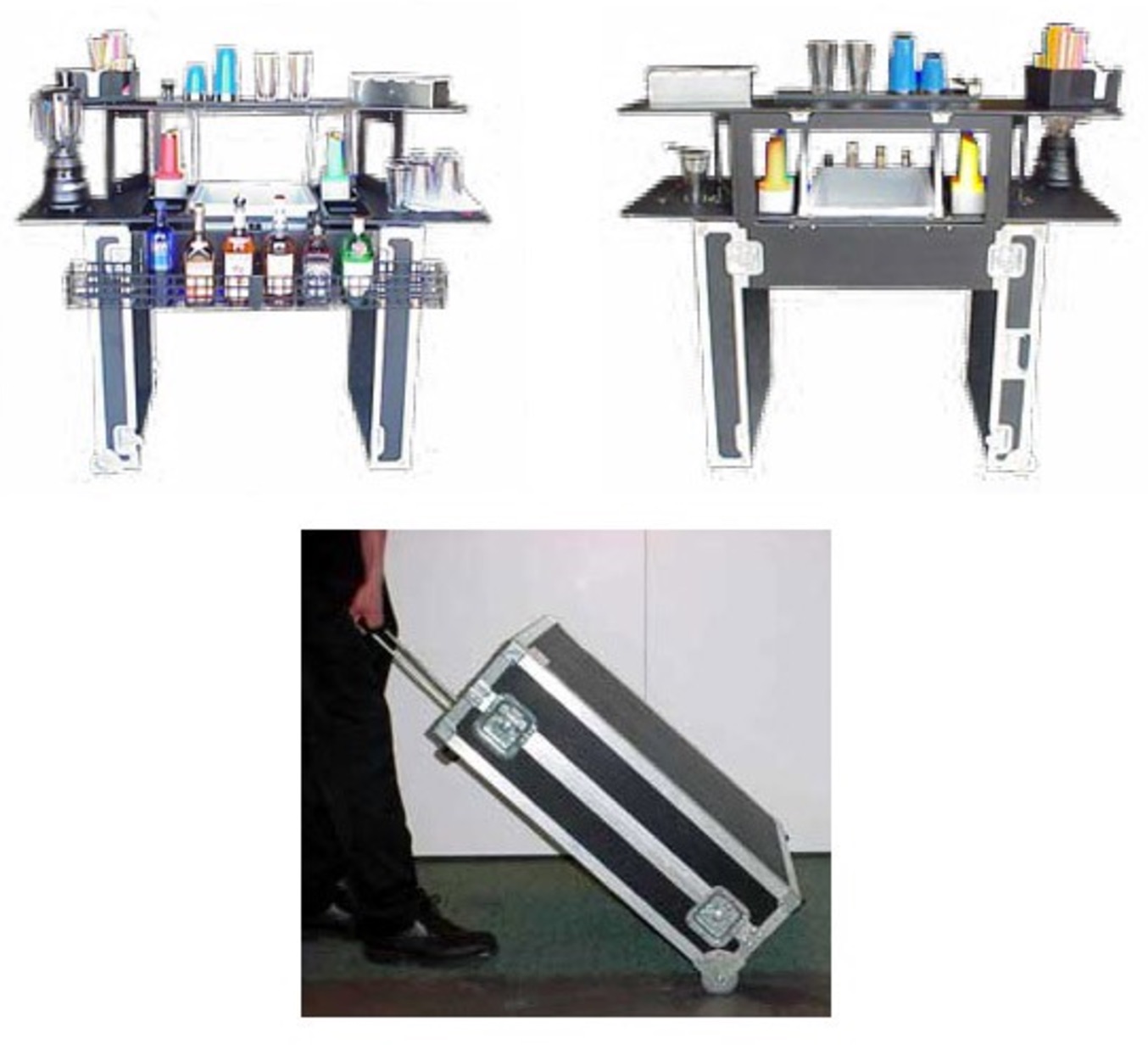 Slide Out Storage Panels - Portable Bars